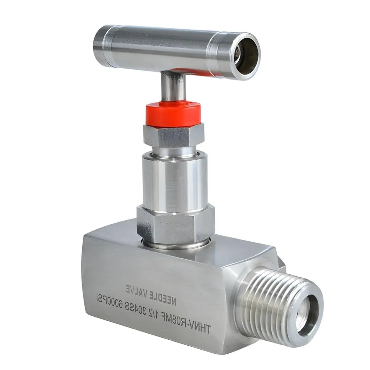 1/2 Npt High Pressure Needle Valve 6000 Psi with Vent for Oil Water Gas