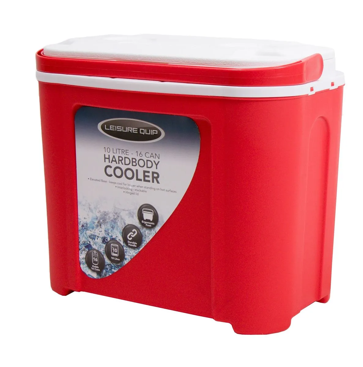 Leisure Quip 10 Litre Hardbody Cooler - Red