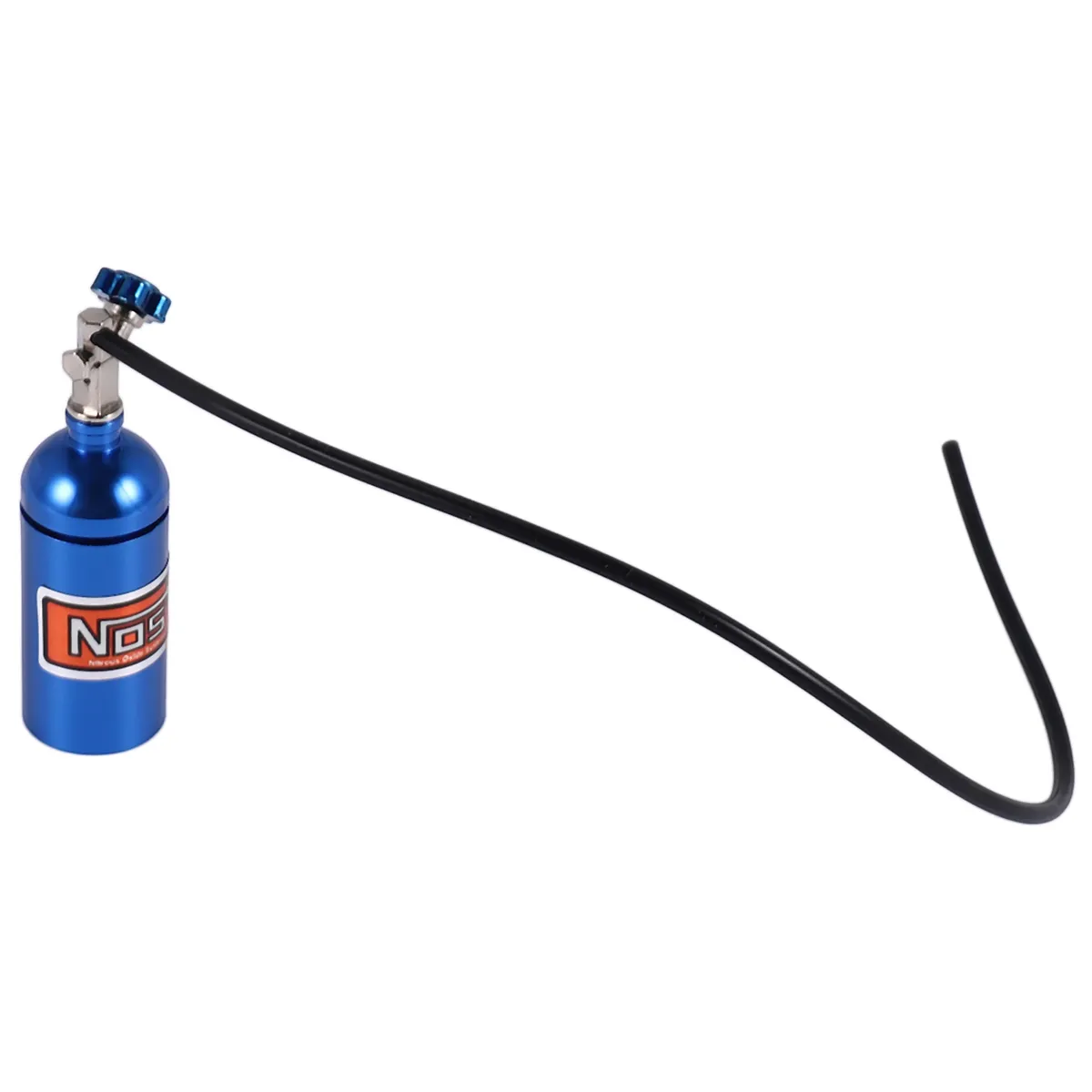 Metal Simulated NOS Nitrogen Bottle for 1/10 RC Crawler Car -Blue