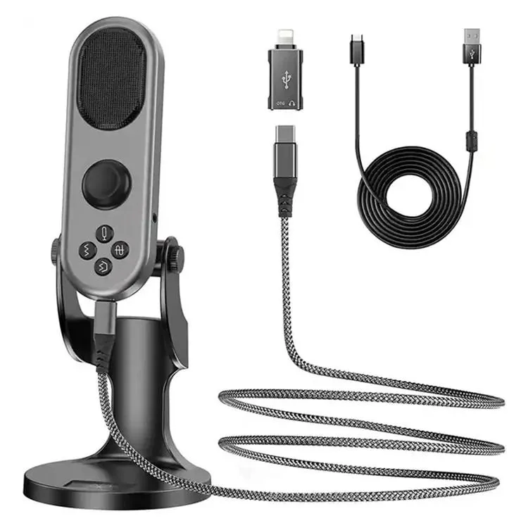 JMARY Noise Canceling USB Recording Studio Desktop Cardioid Microphone