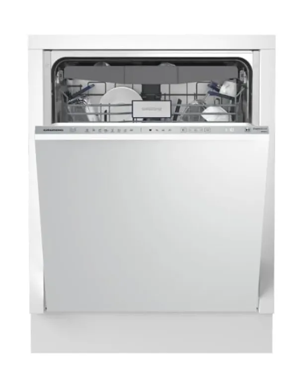 Grundig GNV4P5A0WC Fully Integrated Dishwasher, 15 Place Setting , White