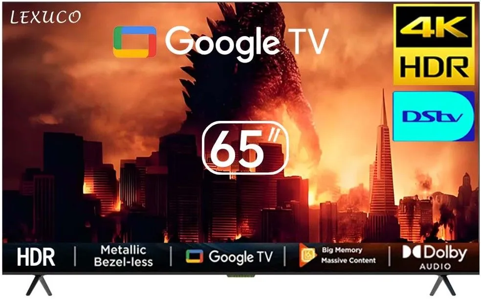 Lexuco 65" 4K Ultra HD Smart Google TV - Frameless