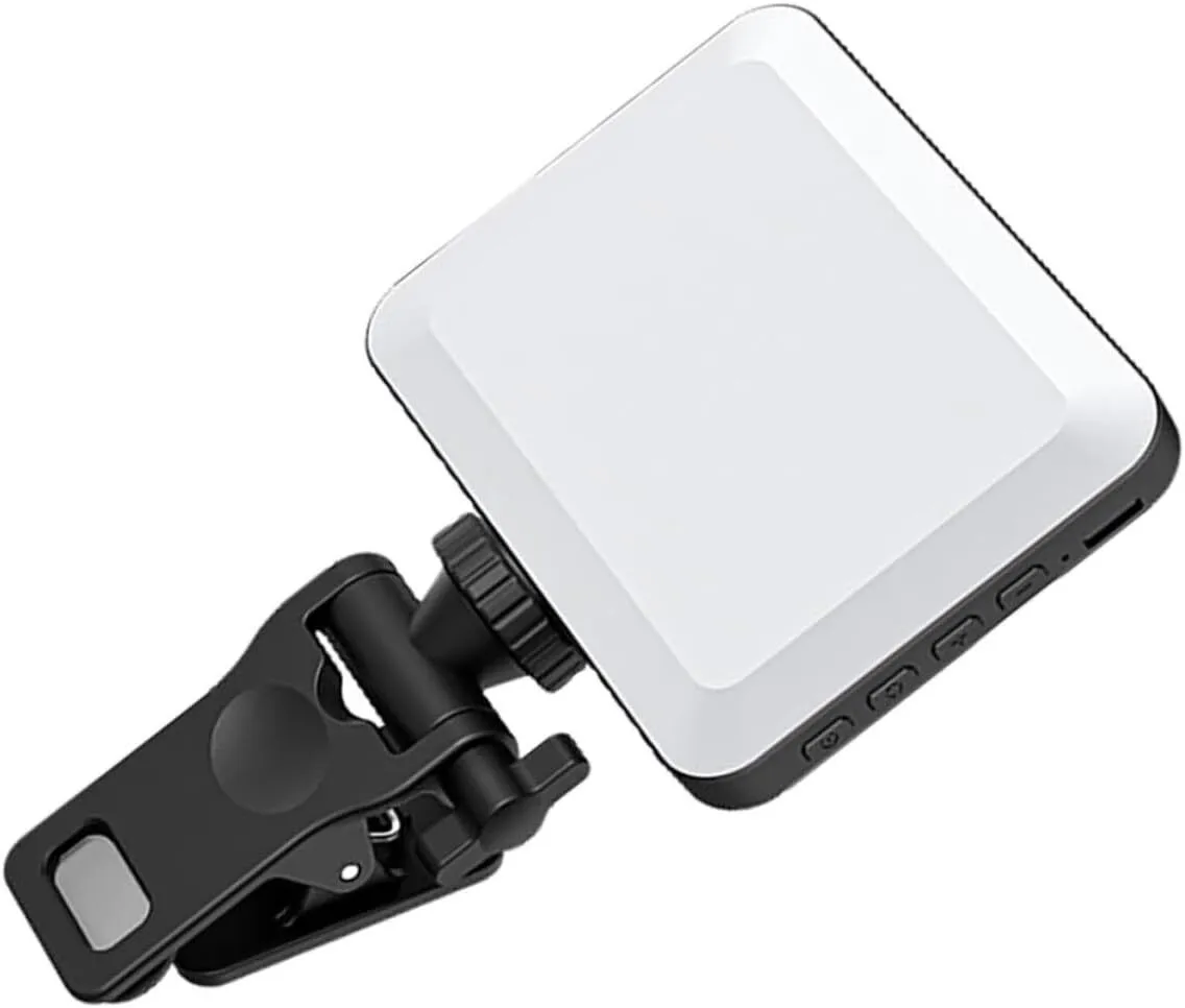 Adjustable LED Clip Light for Video Conferencing, Phones, Laptops and Tabl