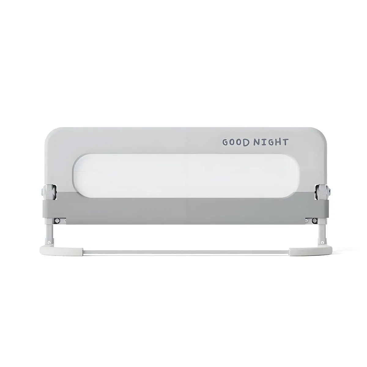 Foldable Toddler Bed Rail - Kids Guard Bumper for Crib Safe Bed Side Rail - Grey1.2m