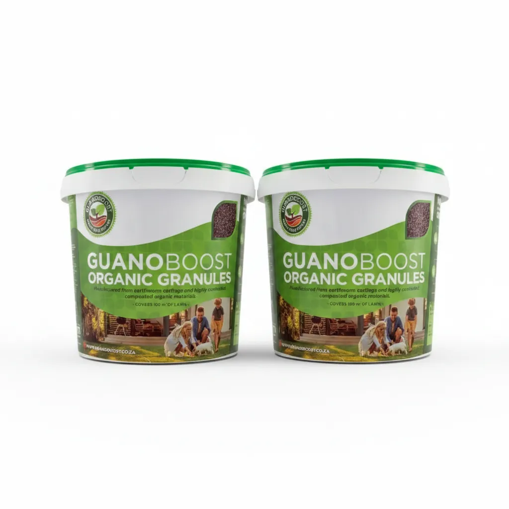 Guanoboost Organic 8 kg Granules Fertilizer for Healthy Plants - 2 Pack
