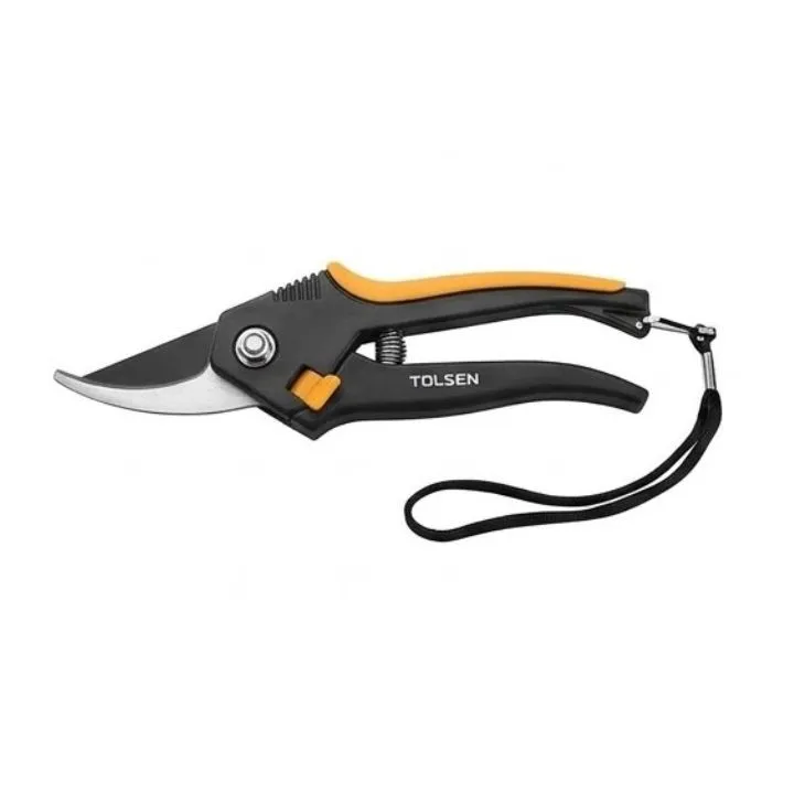 Tolsen - Garden Pruning Shears - Bypass Blade - Steel - 200mm - 65mn