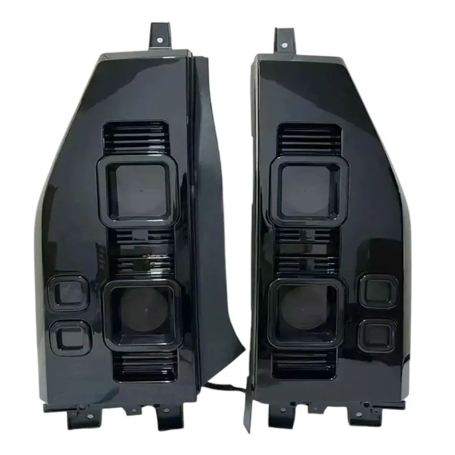 Defender Style LED Tail Lights Compatible with Jetour T2 - Black