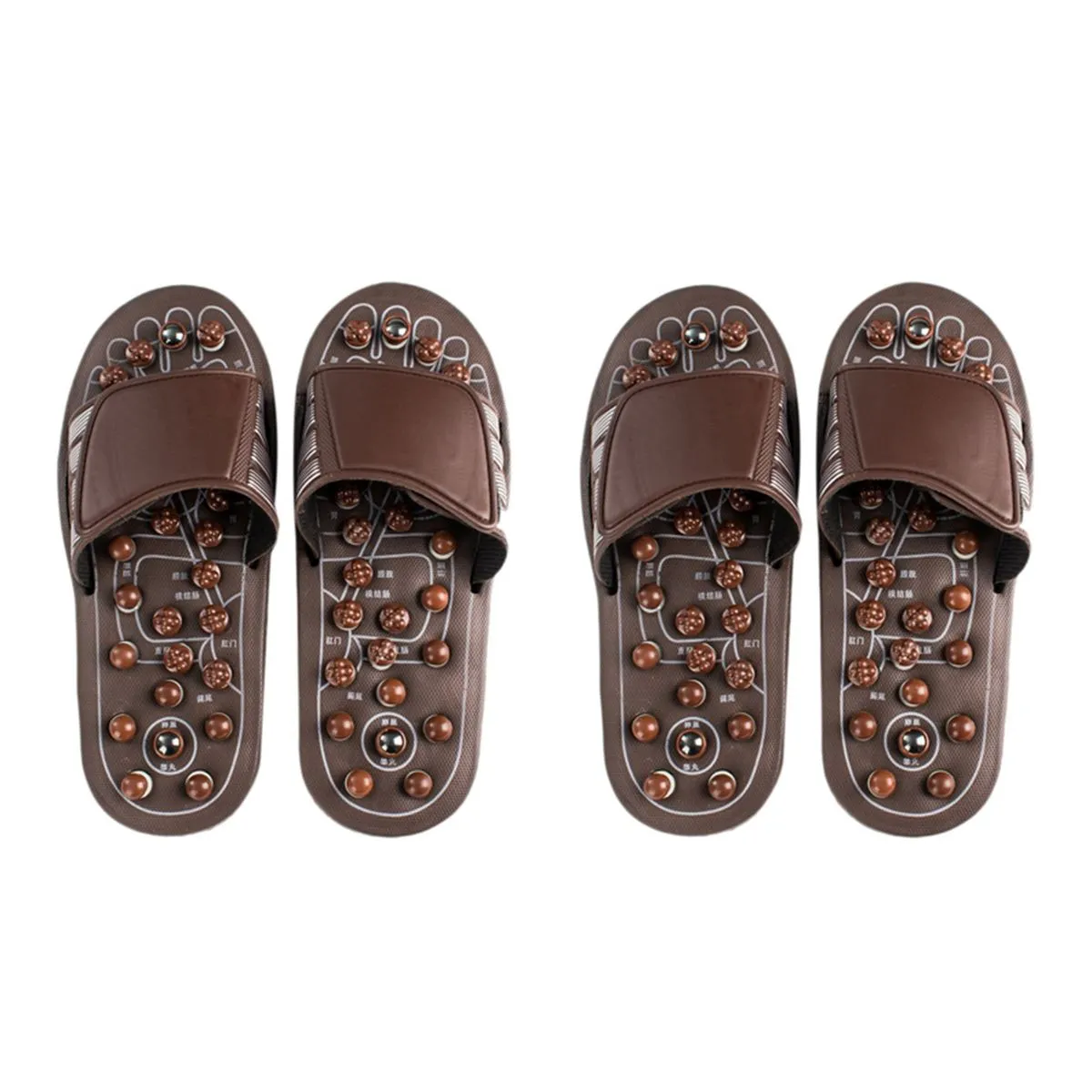 Acupressure Foot Massager Massage Slippers Reflexology Sandals L