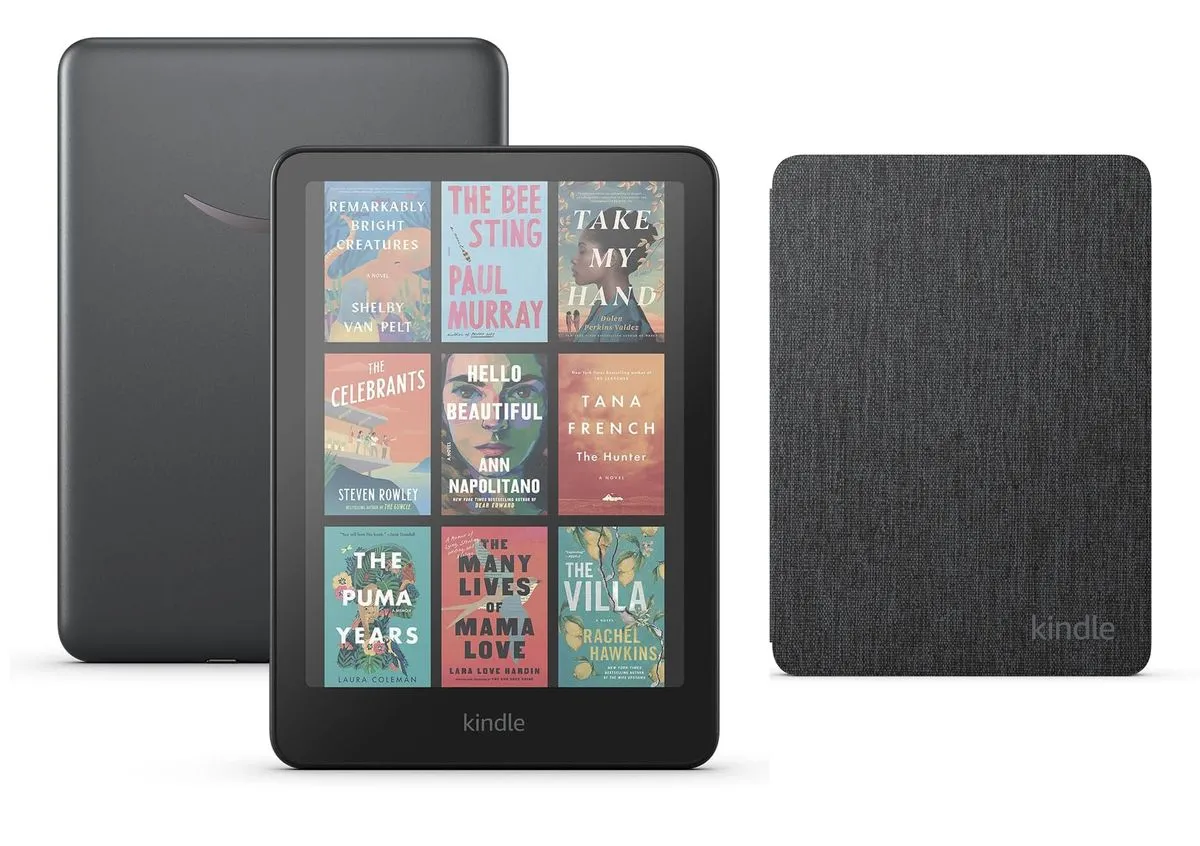 Amazon Kindle Colorsoft Bundle with Official Amazon Cover (Parallel Import) - Black Kindle, Black C…