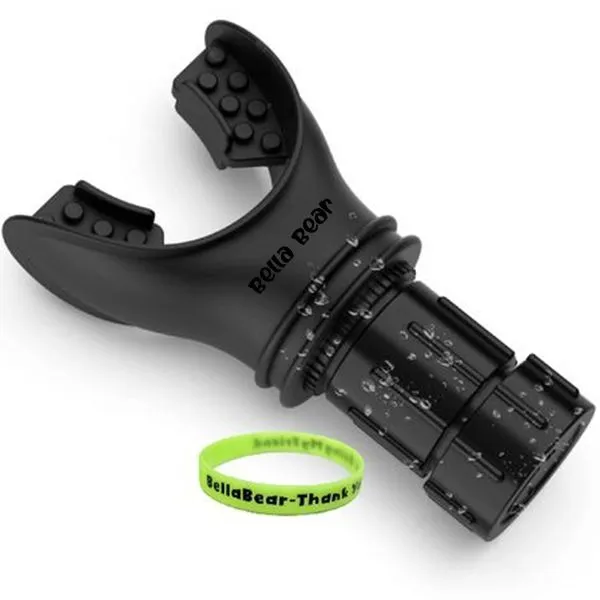 Advanced Lung Trainer - Smart Breathing Exercise Device With Wristband - Black