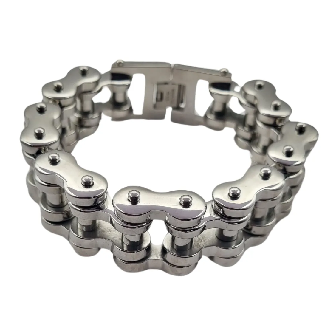 Bike Chain Bracelet Stainless Steel