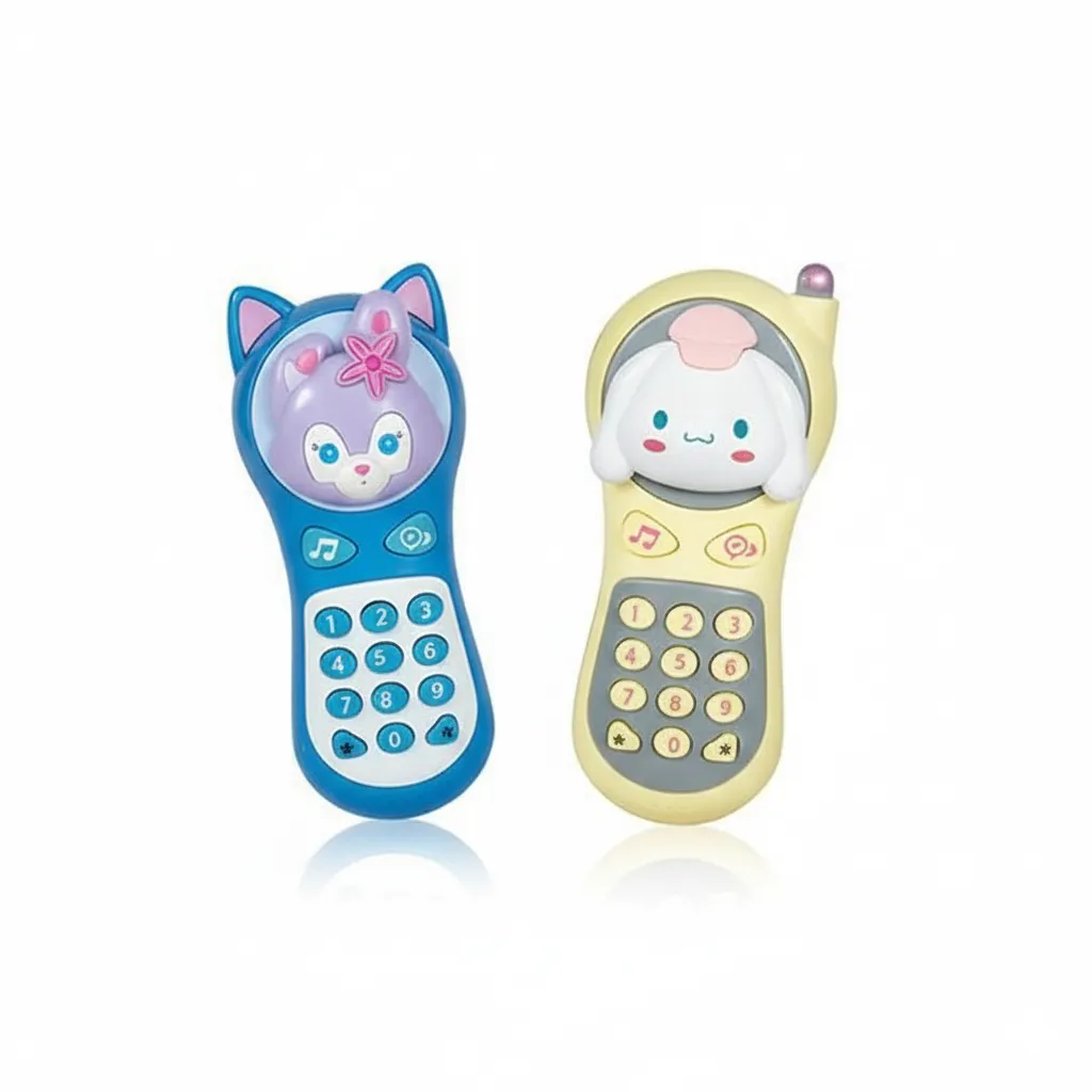 Light & Music Mobile Phone Educational Toys for Children - 2 Pack