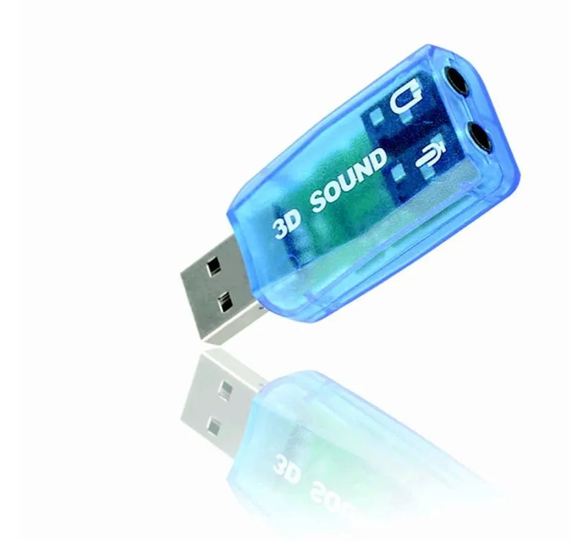 Blue Sound 5.1 USB Audio Controller External Sound Card Intergrated 2CH