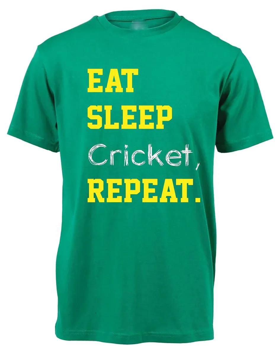 Eat Sleep Cricket Repeat