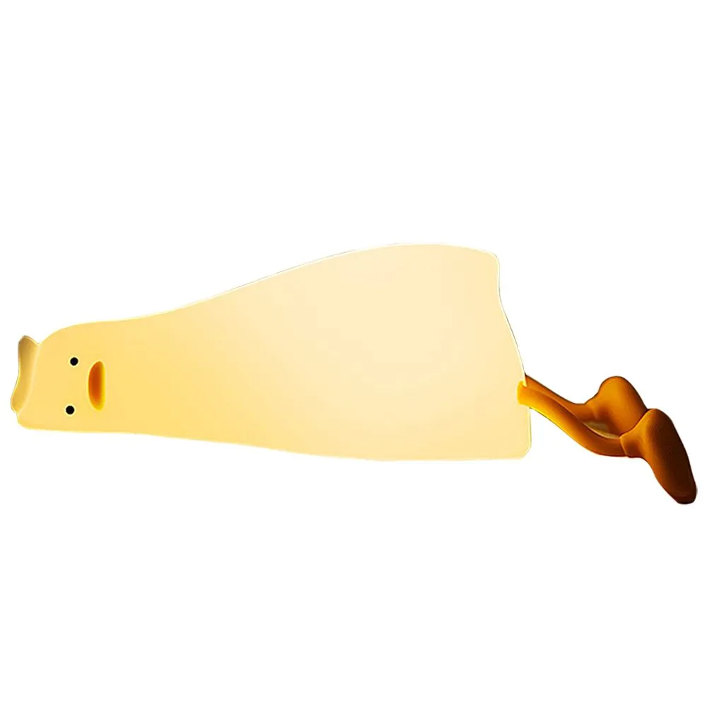 LED Lying Flat Duck Night Light, 3 Level Dimmable Nursery Nightlight