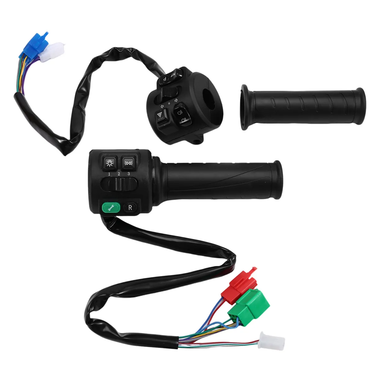 T08 Hall Type 48V 60V 72V Twist Throttle Compatible with Universal