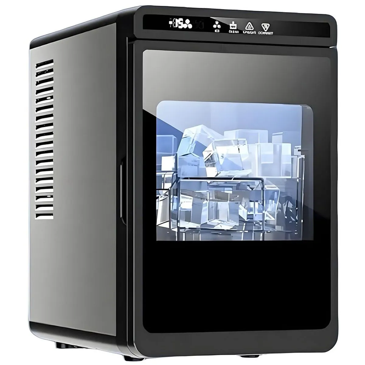 Ice Maker Machine Countertop Large Ice Cube 10Kg/24hrs for Home Office