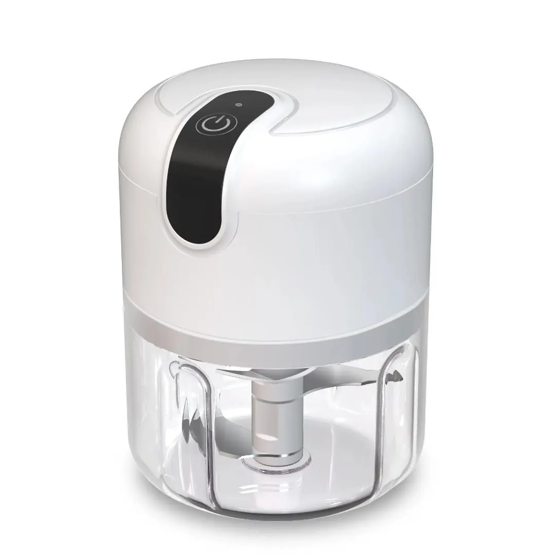 Mini Rechargeable Electric Baby Food Garlic Crusher Chopper Masher
