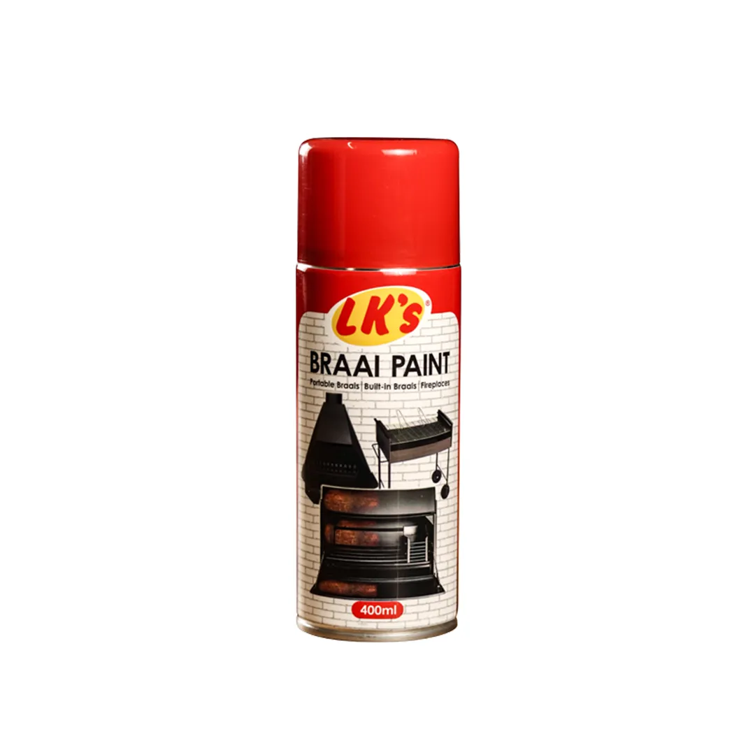 LK's - Braai Restore Heat-Resistant Black Paint - 400ml