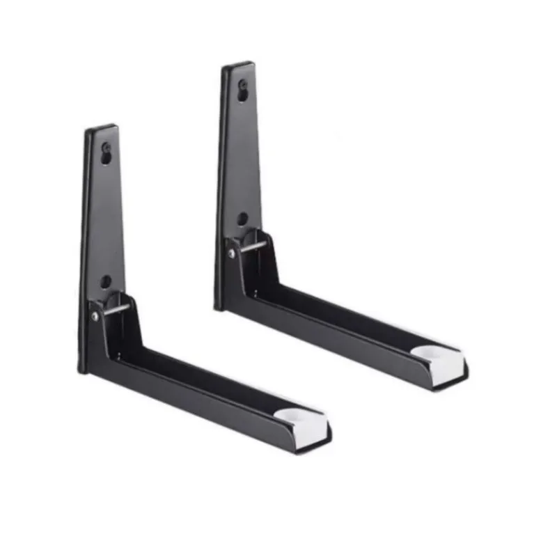 Microwave Oven Rack, For Wall Mounting, Stainless Steel, Black