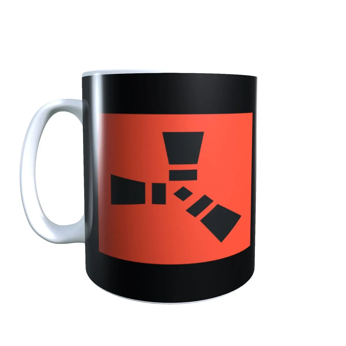 Rust Emblem Black - Rust Coffee Mug