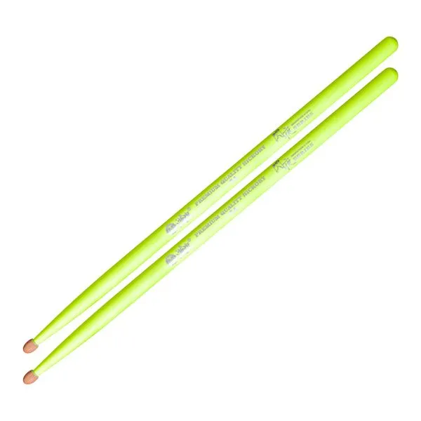 Hanflag Hickory Drumsticks Fluorescent Series - Yellow