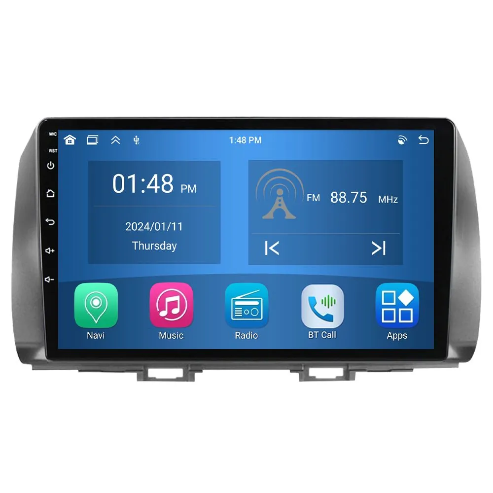 4G+64G Car Radio CarPlay GPS Compatible with BB 2 QNC20 2005 - 2016
