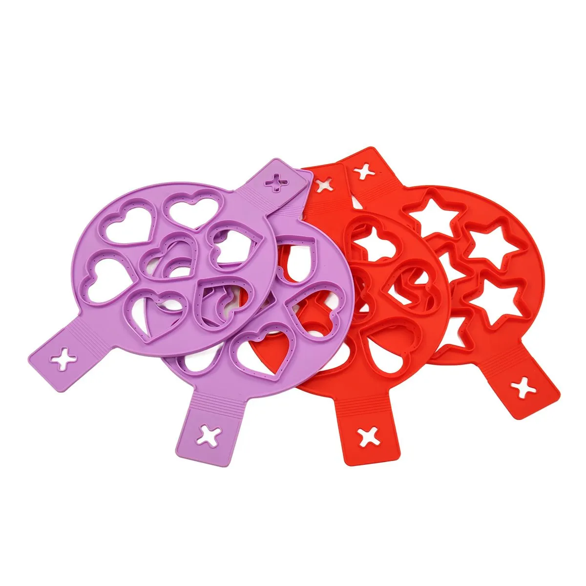 Nonstick Pancake Mold 7 Hole Silicone for Eggs