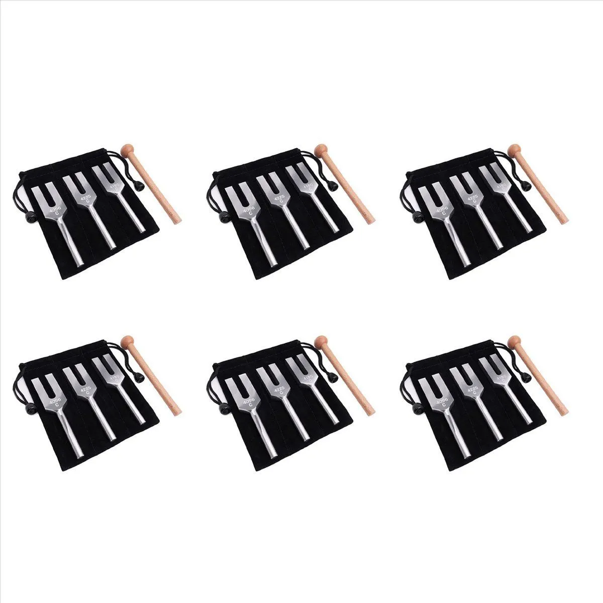 Tuning Forks Set 4096 Hz 4160 Hz 4225 Hz Tuning Forks Set Style 2