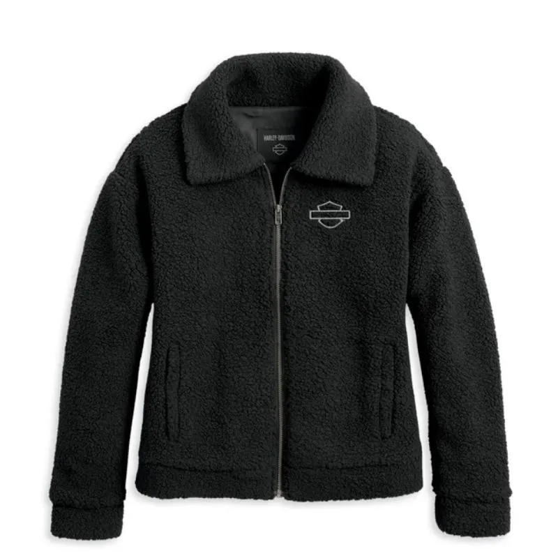 Women's Enchanted Sherpa Jacket - Black Beauty