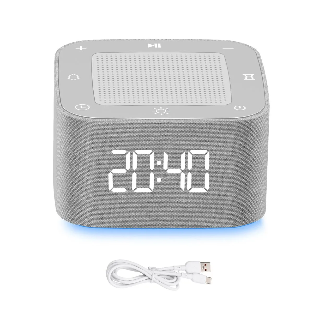 Sleep Sound Machine with Alarm Clock, White Noise Sound Machine