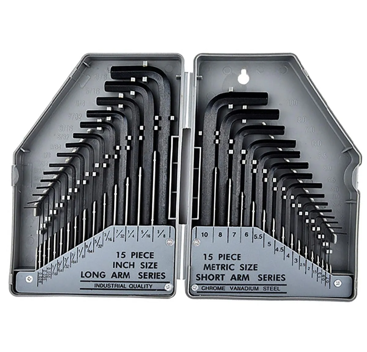 30 Pieces Box-packed Hex Key - Grey