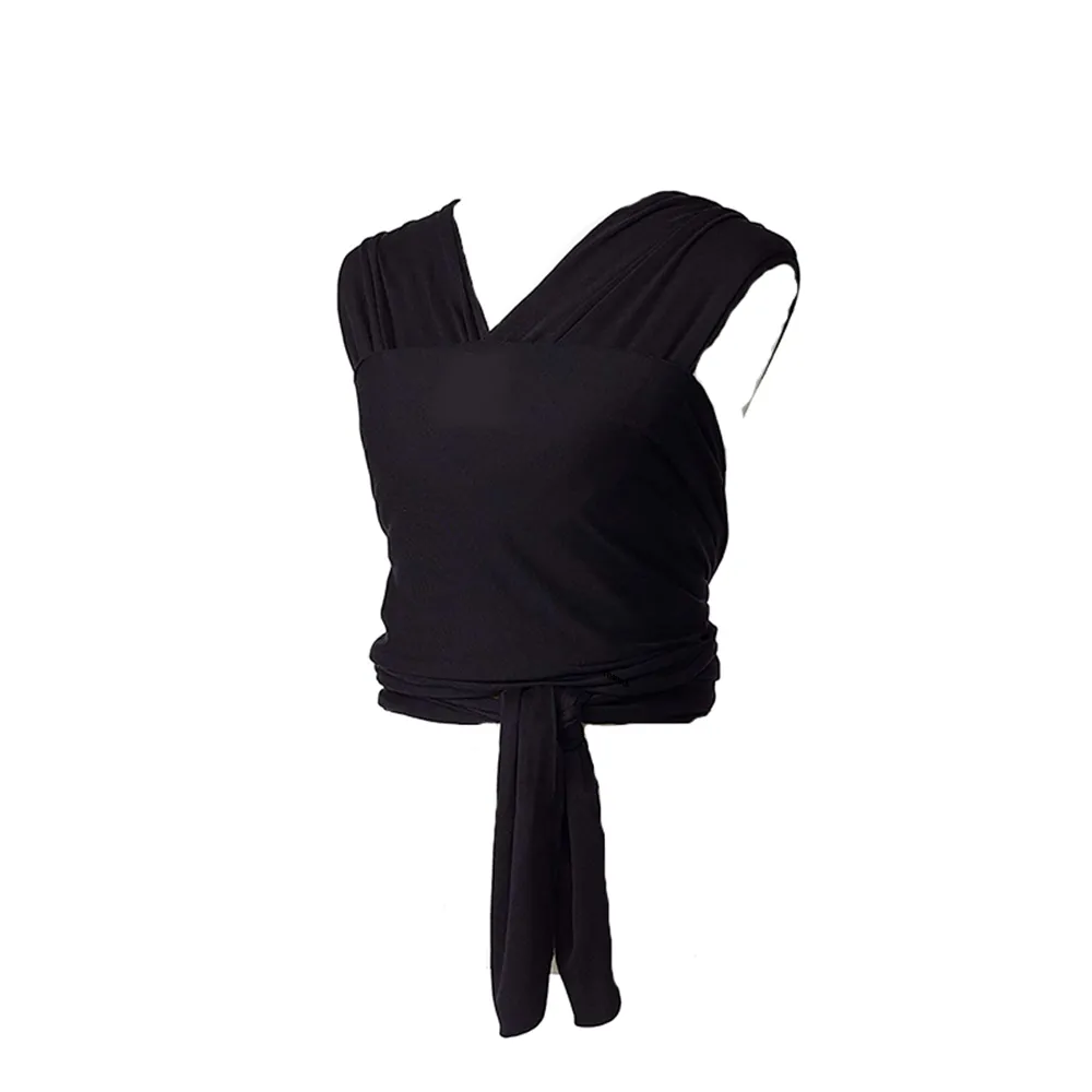 Topika - Baby Wrap Carrier, Ergonomic and Stretchy Baby Sling, for Newborns - Black