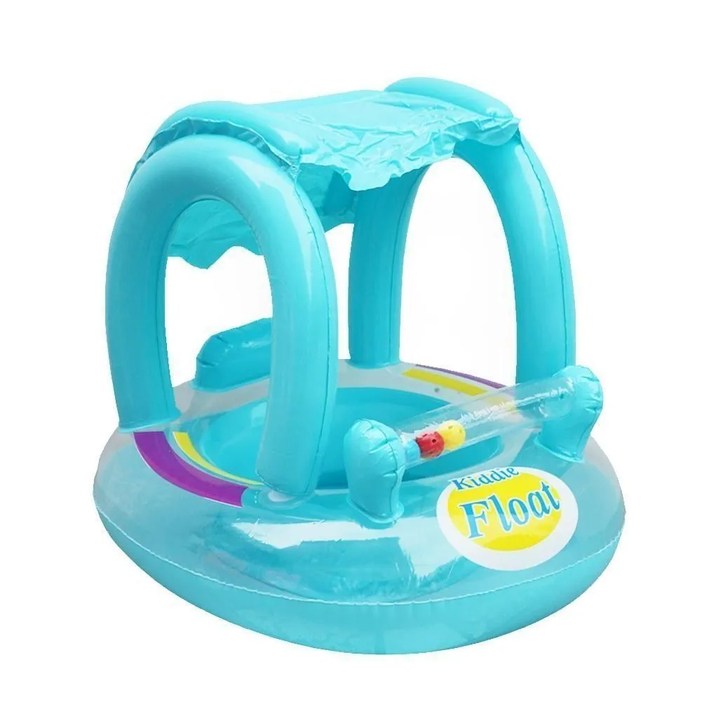 Kids Swim Boat Seat Inflatable Float Cushion - Blue