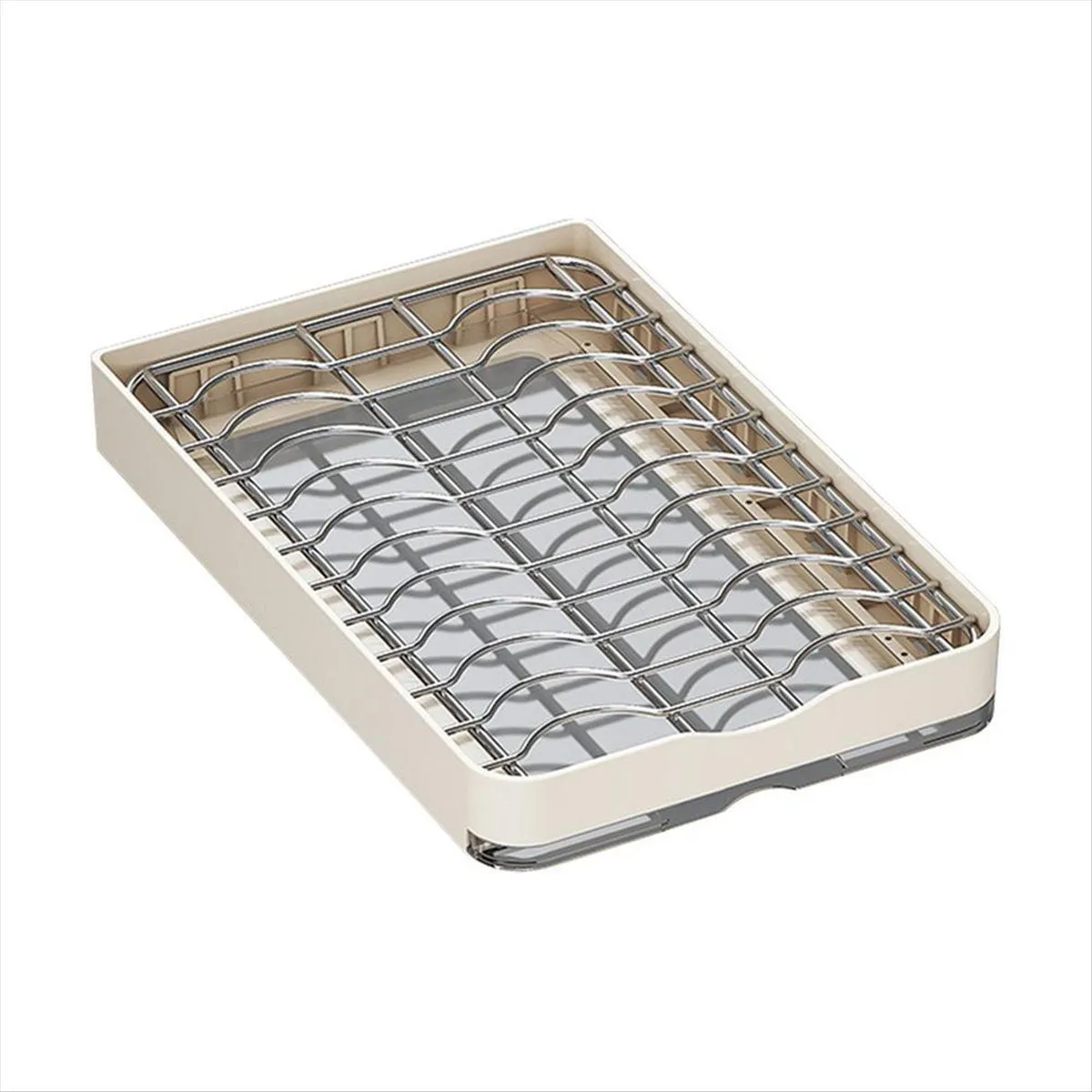 Pull Out Kitchen Cabinet Organizer Slide Out Dish Rack for Kitchen B