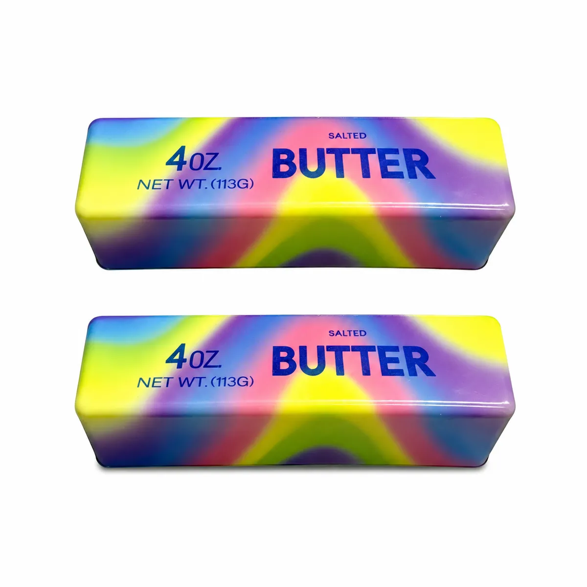 2 Slow Rising Fun Butter Squishy Stress Toy Fidget Soft Anxiety Relief - 2psc