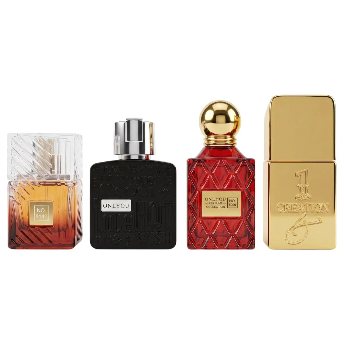 4 Pack Only You Premium Men's Eau De Parfum Gift Set 30ml for Him EDP
