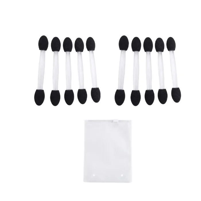 Makeup Sponge -Eyeshadow- 2 way-Frosted Ziplock Bag -11 Piece -Goth Makeup