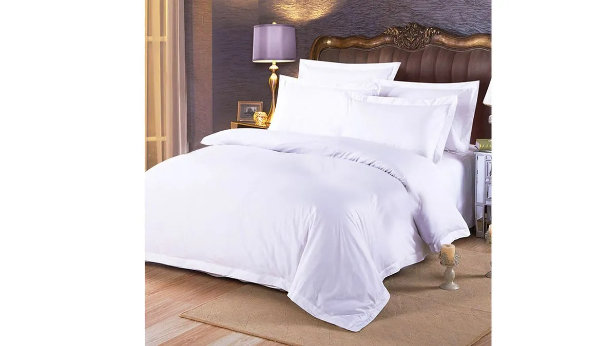 400 Thread Count Duvet Cover Set, 3 Piece Luxury Soft,