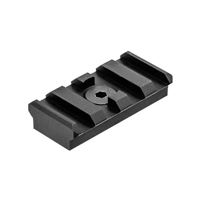 4-Slot Picatinny Rail Section - MTURS09S - Black