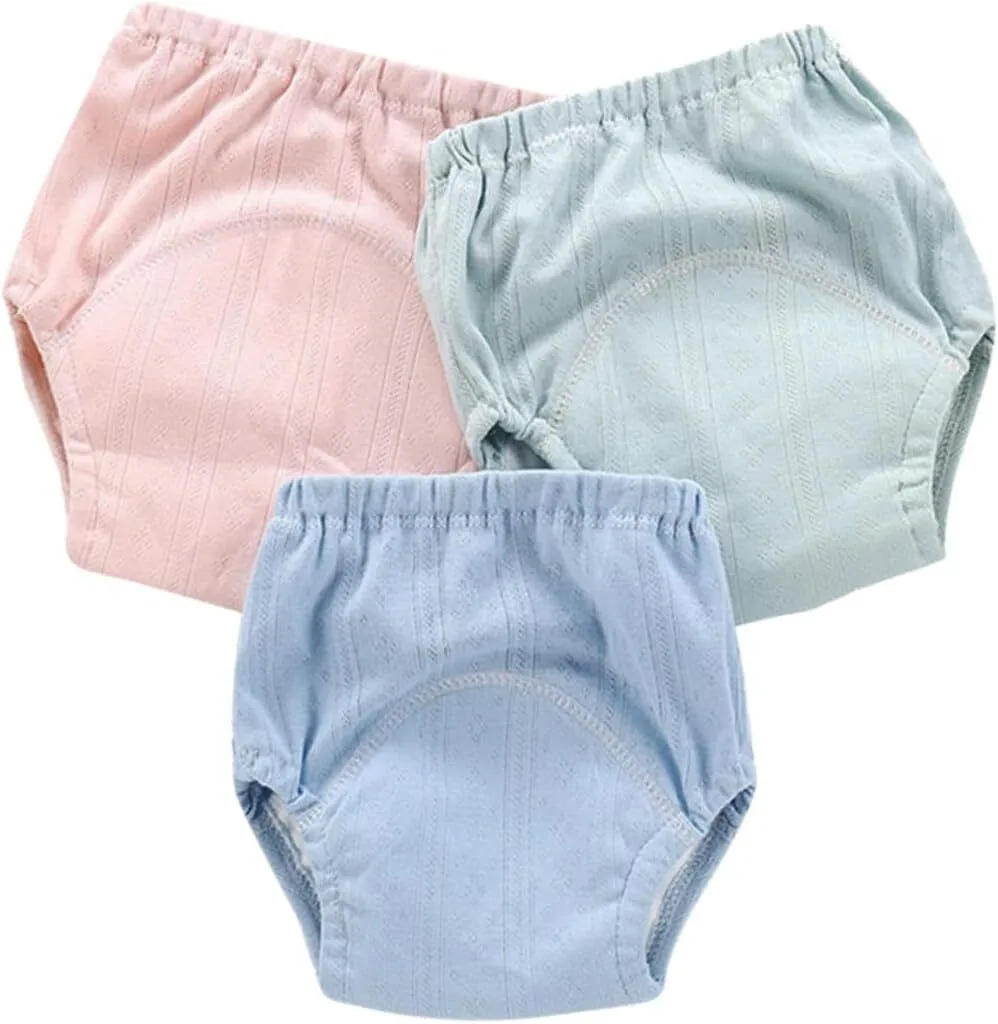 3pcs Gazue Reusable Training Pants for Girls Breathable Potty Underwear