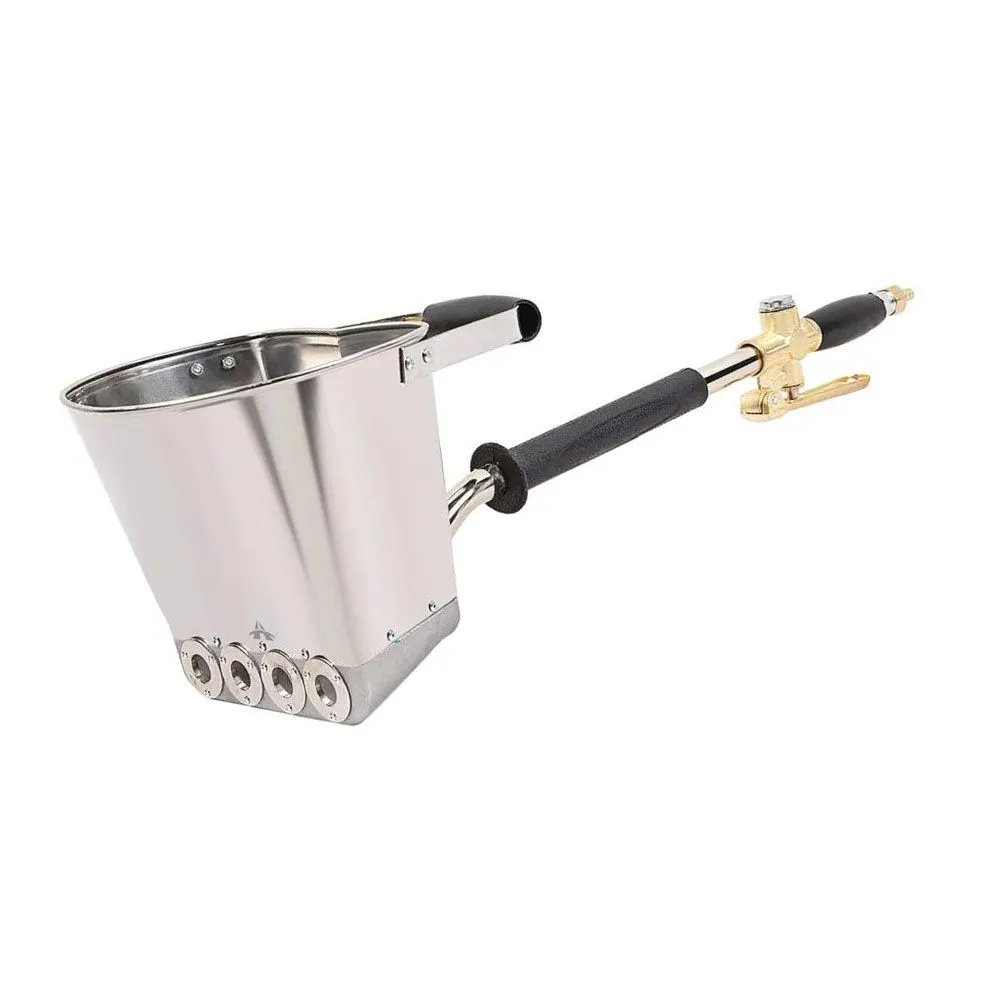4 Jet Stucco Sprayer Gun Plaster Mortar Automatic Air Panting Tool for Wall