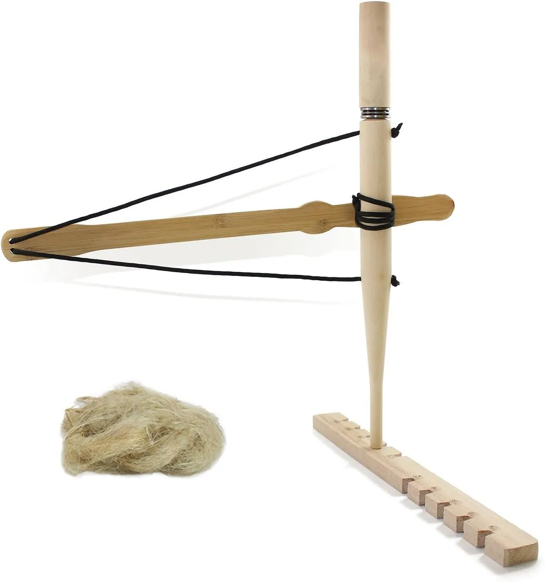 Bow Drill Kit Fire Starter, Survival Practice Friction Fire Tool