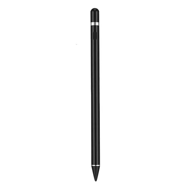 Rechargeable Universal Stylus Pen With Switch Button - Black
