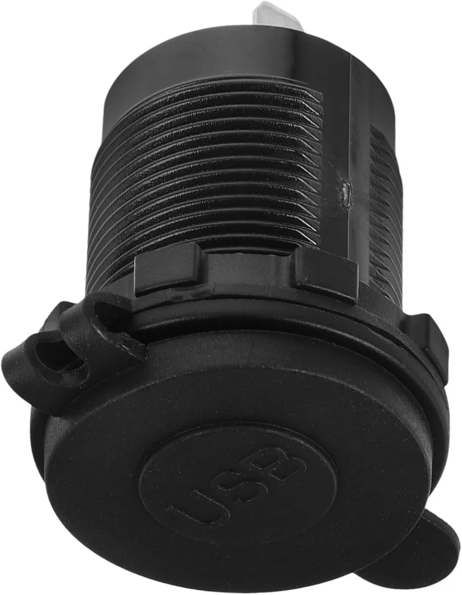 High Speed Dual USB Motorcycle Phone Charger with Nighttime Visibility