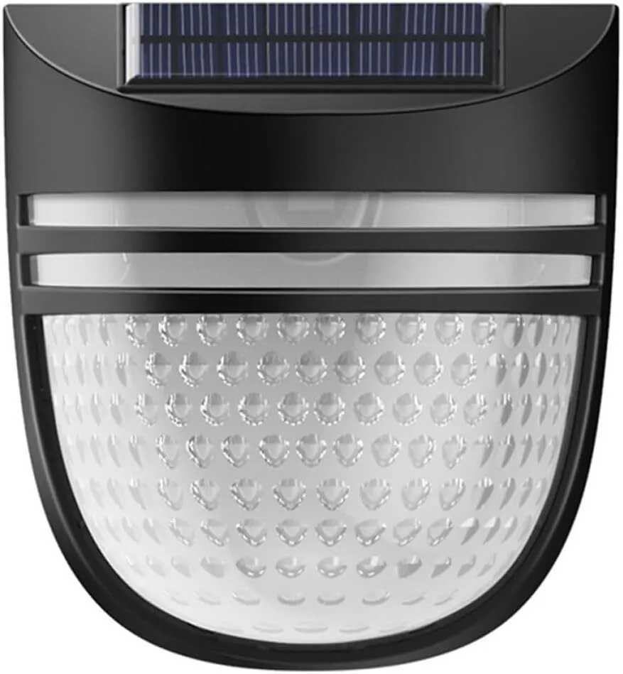 Solar Powered Wall Lamp Outdoor Garden Wall Light Waterproof LED Fence