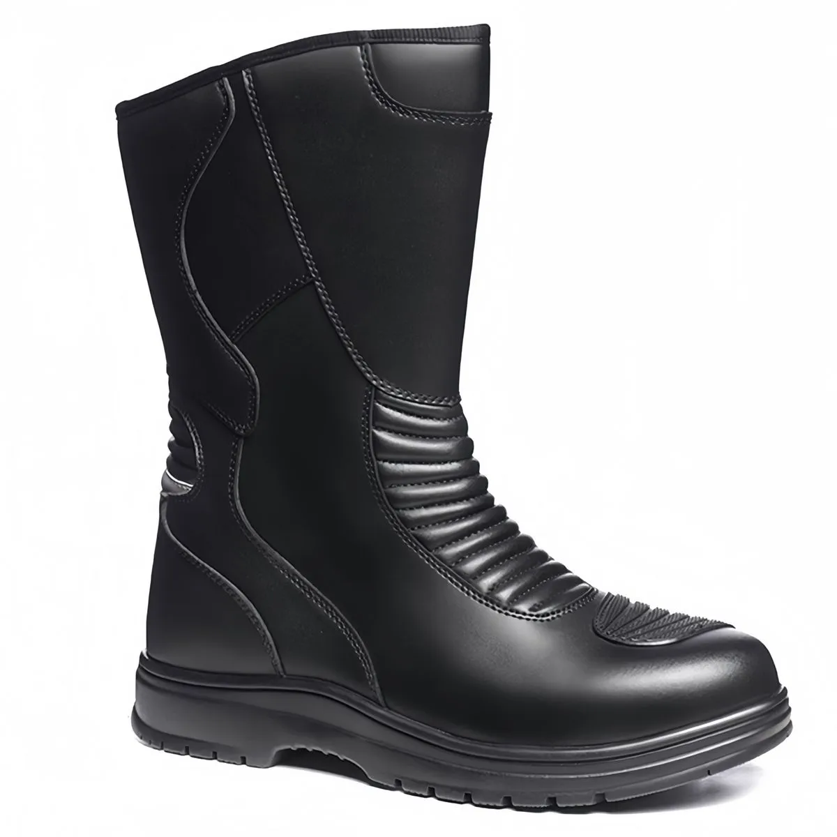 Men's Motorcycle Boots Outdoor Safety Boots Waterproof Biker Boot