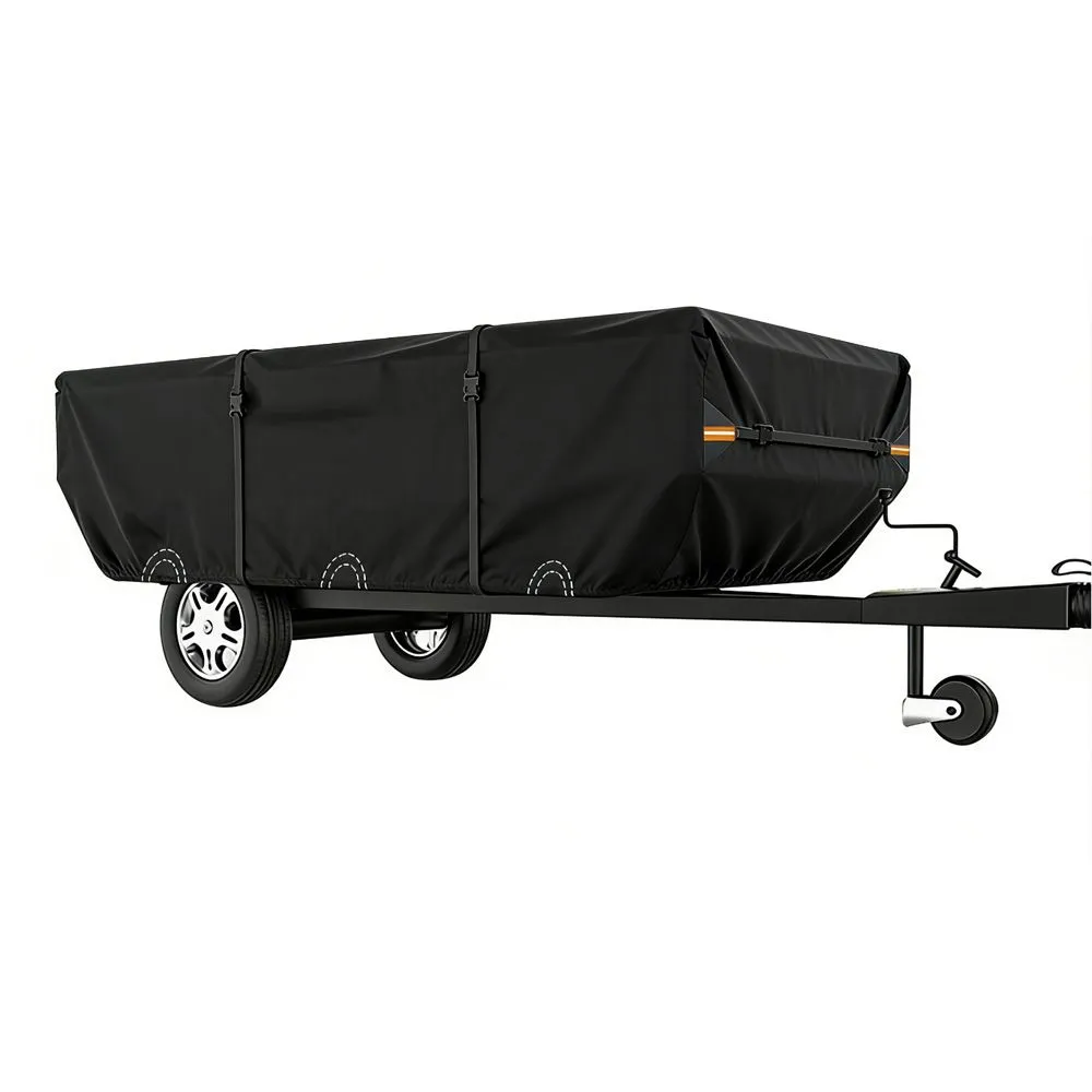 Waterproof Trailer Campervan Cover With Reflective Strip And Windproof Rope
