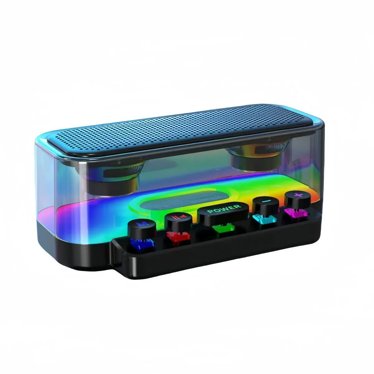 Bluetooth Speaker Stereo Sound Speaker Wireless Music Player with RGB Light