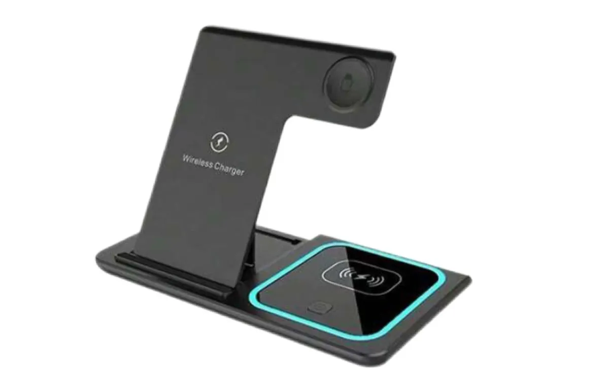 3-IN-1 Wireless Fast Charging Station (Foldable)